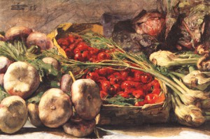 Natura morta con verdure (1886)